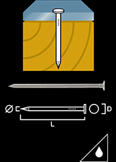Aluminium nail