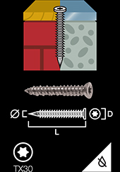 Concrete screw Hi-Lo