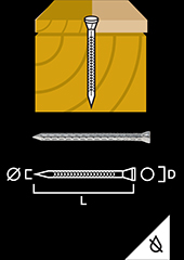 Jagged nail