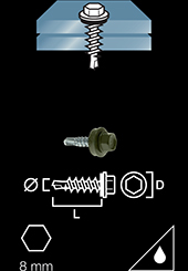 Farmer screw overlap