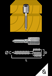 Frame screw