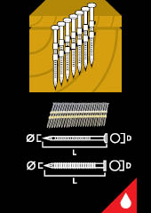 Framing nail 21°