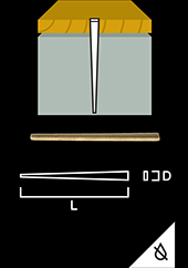 Moulding nail