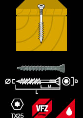 Nordic decking screw