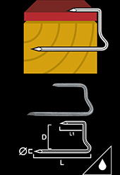 Roofing tile hook